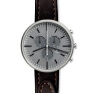 M42 PreciDrive chronograph watch in brushed steel - Image 11