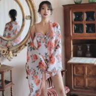 Flaxmaker 2Pack Floral Sexy One Piece Swimsuit and Cover Up - Image 14